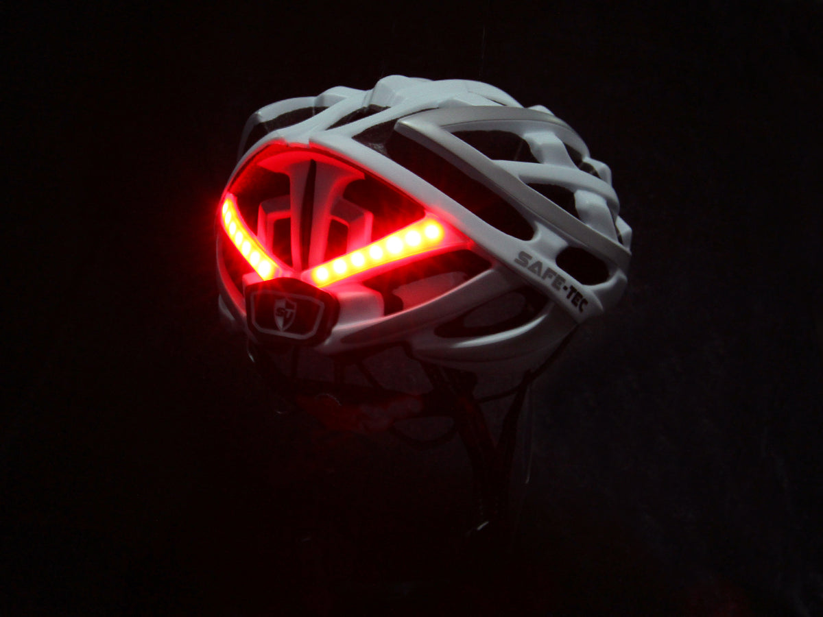 bike helmet with turn signals Smart CYCROWN keeping the helmet always hygienic Safe-Tec TYR Bicycle Helmet with