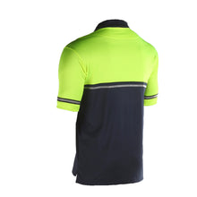 Mocean Tech 2-Tone Reflective Short Sleeve Polo Shirt (0402)