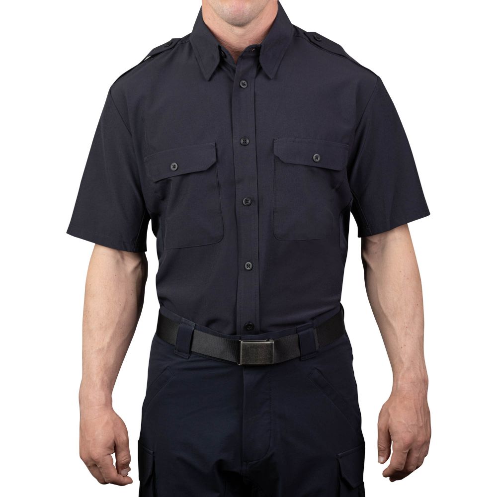 Bellwether Short Sleeve Stretch Woven Police Bike Shirt (103