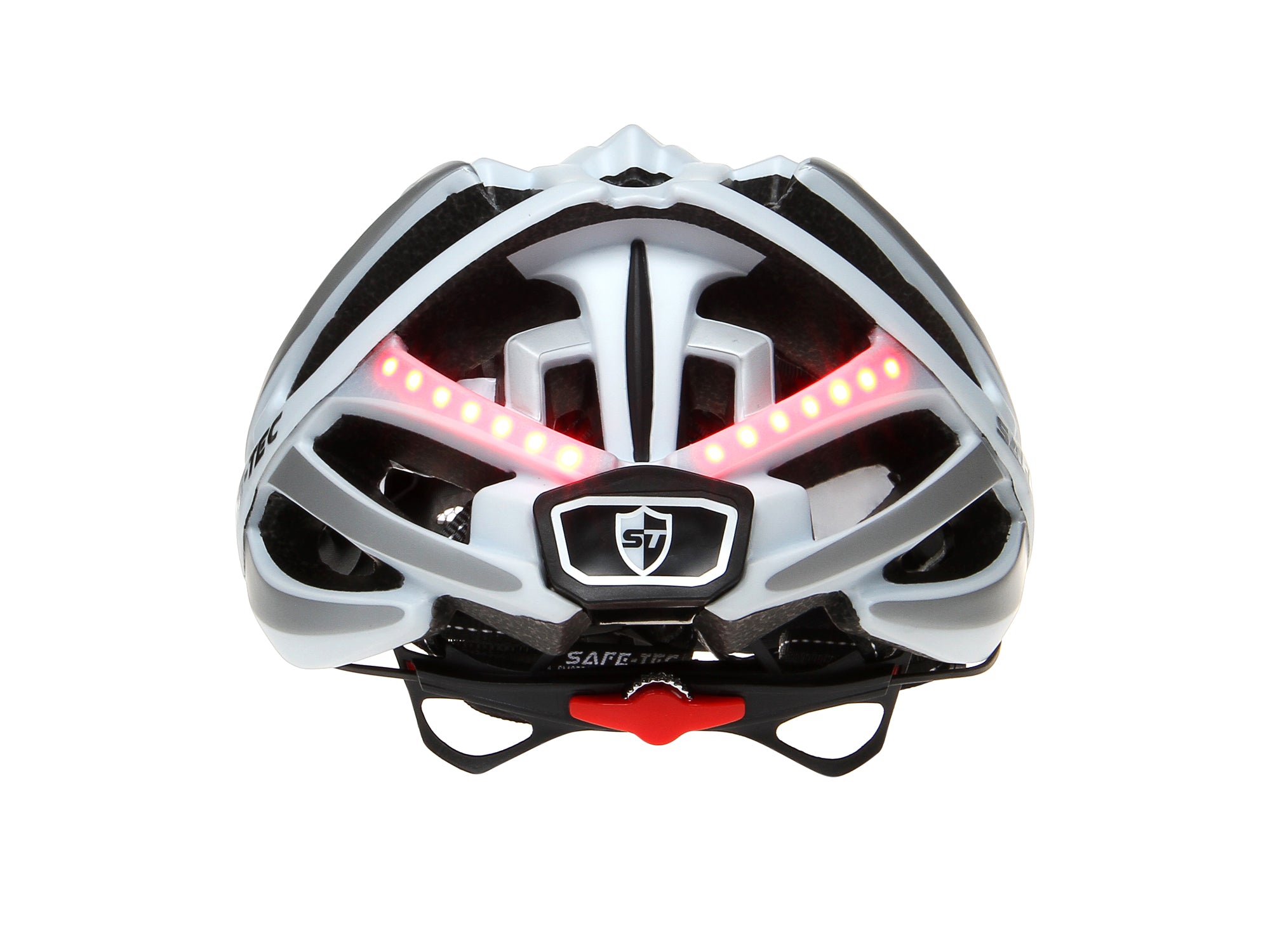 bike turn signals helmet Safe-Tec TYR Bicycle Helmet with Turn Signals and Brake Lights – Bicycle Patrol Outfitters, LLC